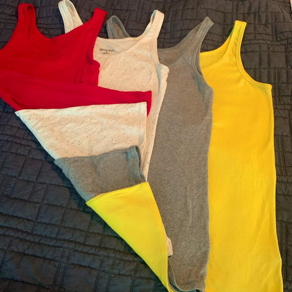 Lot (4) of vibrant color Women’s Tees; Gently loved and cared for!